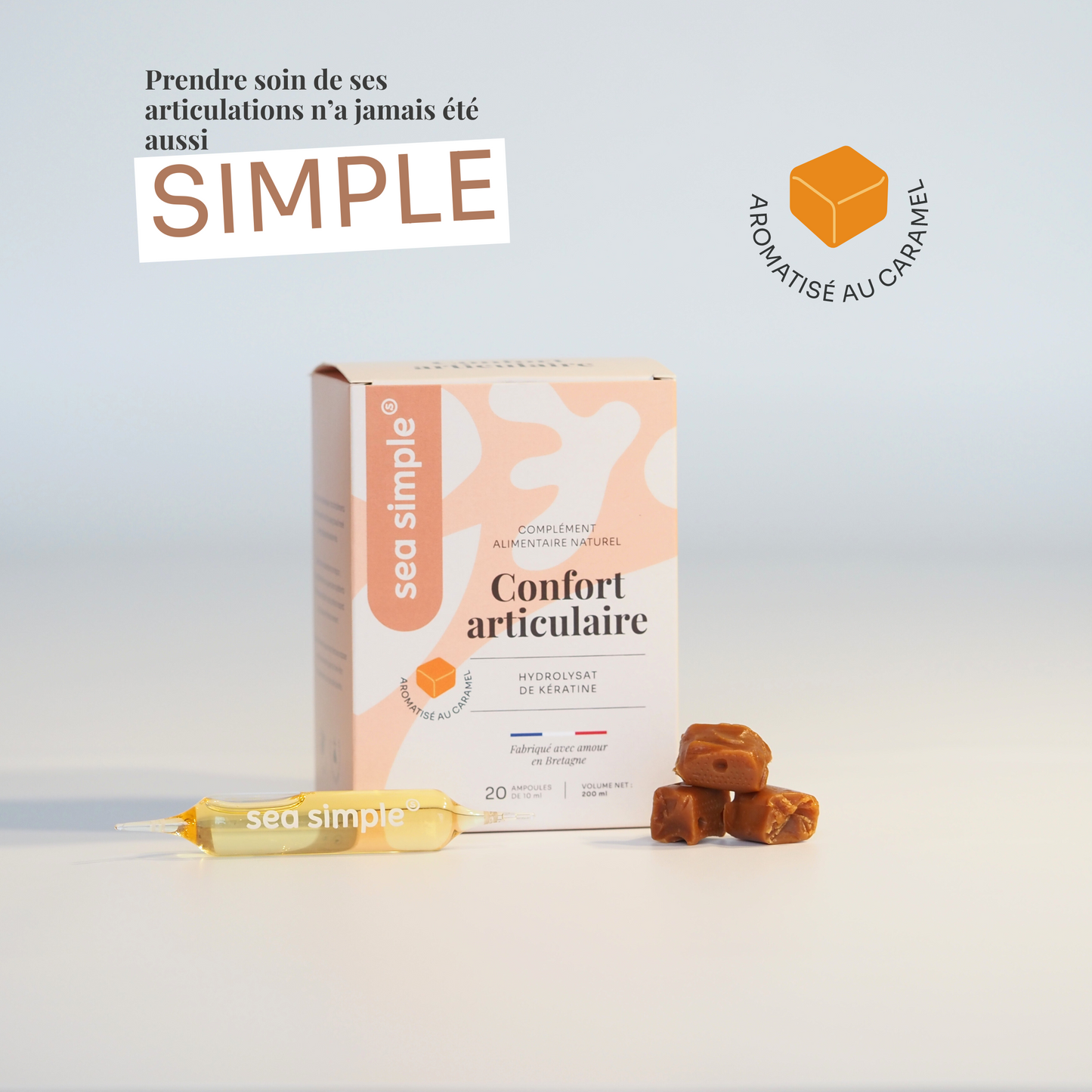 CONFORT ARTICULAIRE - KÉRATINE NATURELLE FRANCAISE - Sea simple