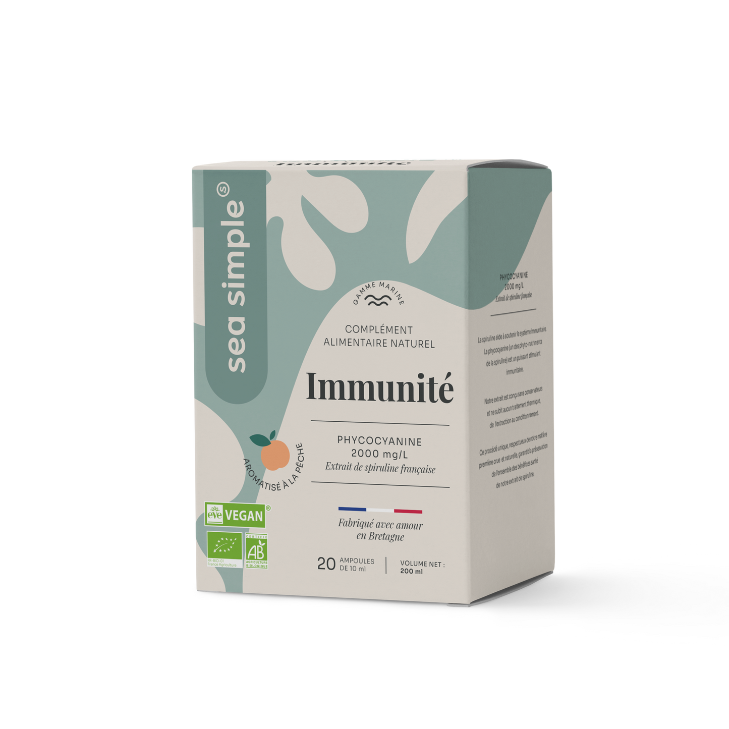 IMMUNITÉ - PHYCOCYANINE 2000 mg PECHE