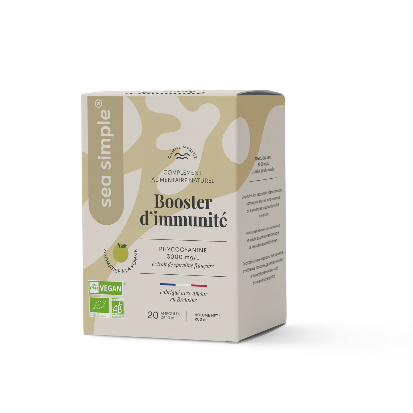 BOOSTER - PHYCOCYANINE 3000 mg POMME