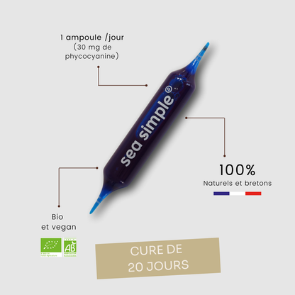 BOOSTER - AMPOULE PHYCOCYANINE 3000 mg/L POMME - Sea simple