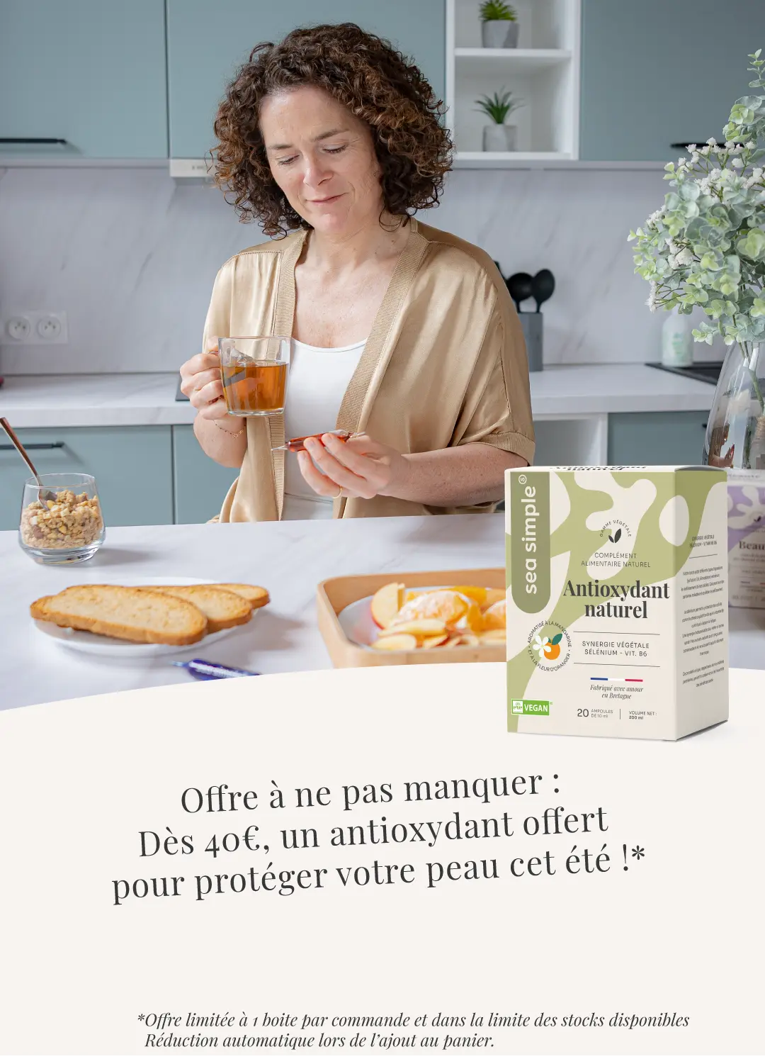 Offre à durée limitée  - 1 antioxydant offert dès 40€