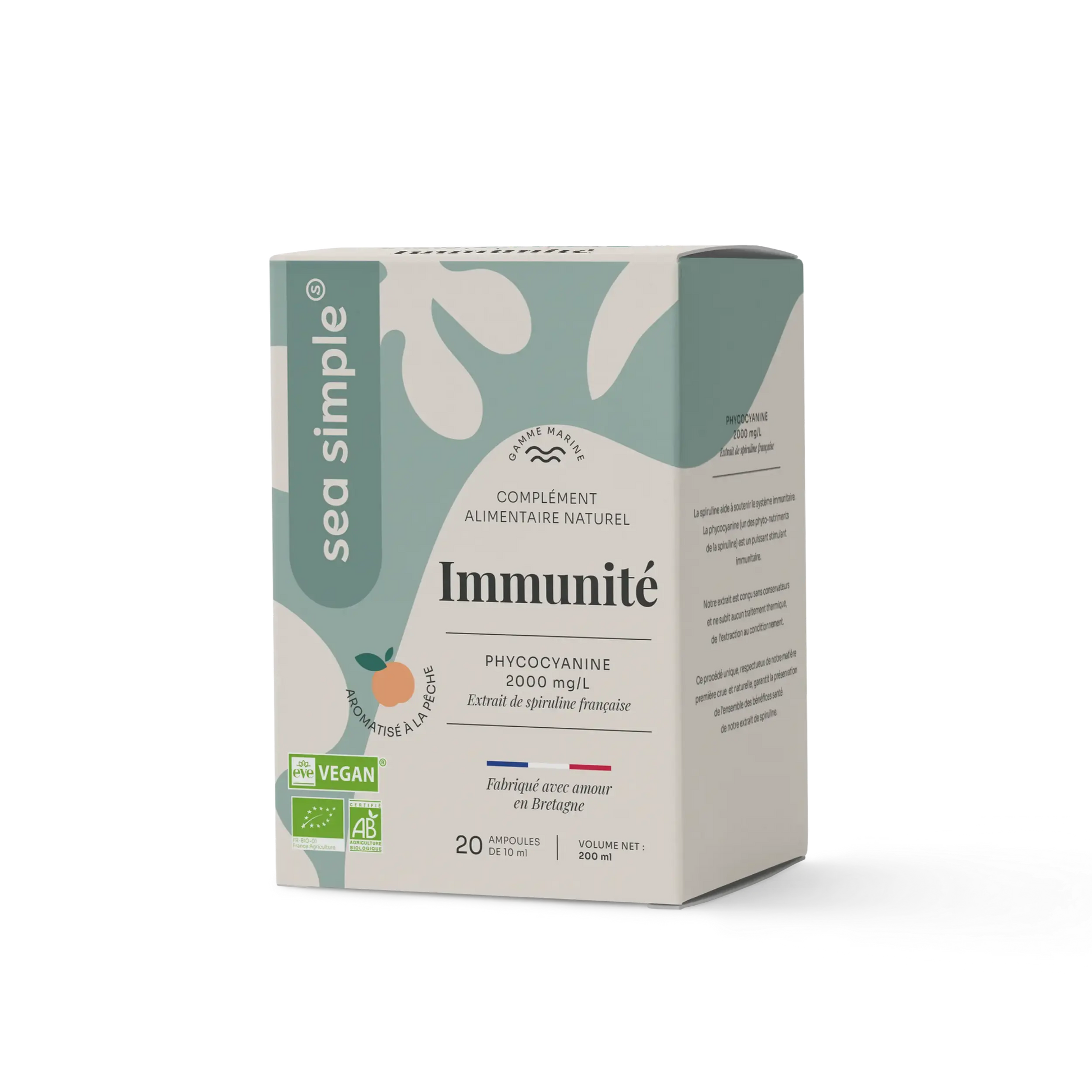 Immunité - Phycocyanine bio 2000 mg/l