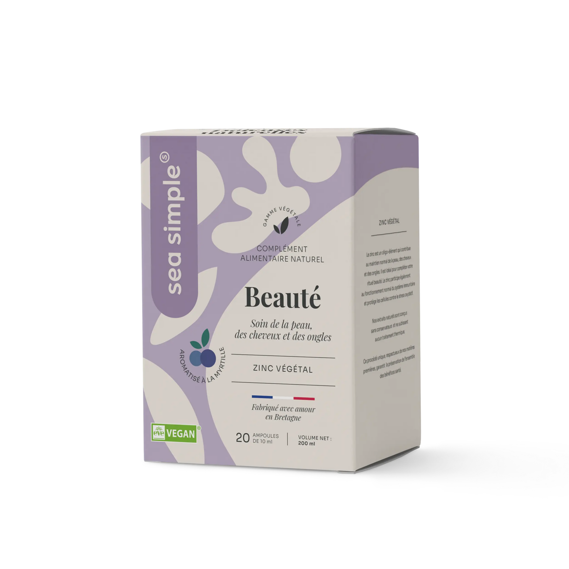 Beauté - Complément alimentaire zinc végétal