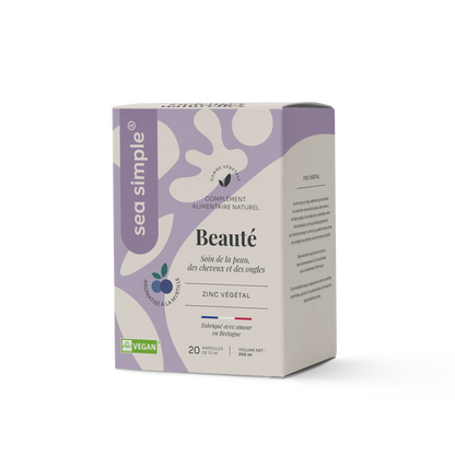 Beauté - Complément alimentaire zinc végétal